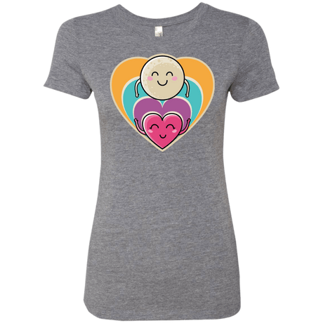 T-Shirts Premium Heather / S Love to the Moon and Back Women's Triblend T-Shirt