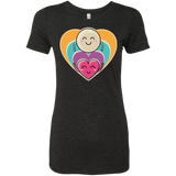 T-Shirts Vintage Black / S Love to the Moon and Back Women's Triblend T-Shirt