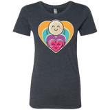 T-Shirts Vintage Navy / S Love to the Moon and Back Women's Triblend T-Shirt