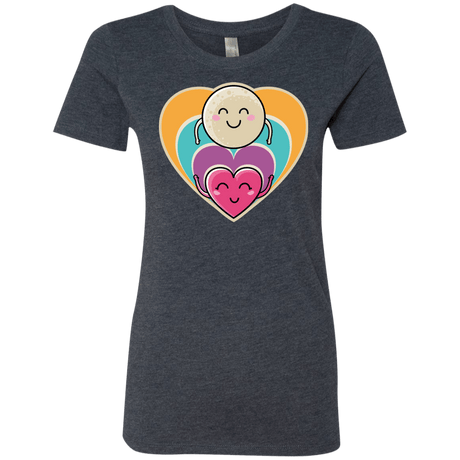 T-Shirts Vintage Navy / S Love to the Moon and Back Women's Triblend T-Shirt