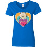 T-Shirts Royal / S Love to the Moon and Back Women's V-Neck T-Shirt