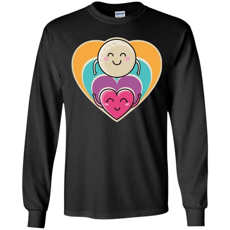 T-Shirts Black / YS Love to the Moon and Back Youth Long Sleeve T-Shirt