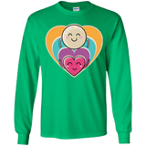 T-Shirts Irish Green / YS Love to the Moon and Back Youth Long Sleeve T-Shirt