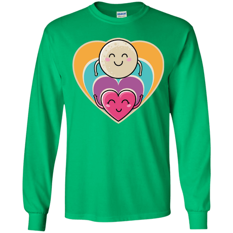 T-Shirts Irish Green / YS Love to the Moon and Back Youth Long Sleeve T-Shirt
