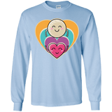 T-Shirts Light Blue / YS Love to the Moon and Back Youth Long Sleeve T-Shirt