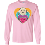 T-Shirts Light Pink / YS Love to the Moon and Back Youth Long Sleeve T-Shirt