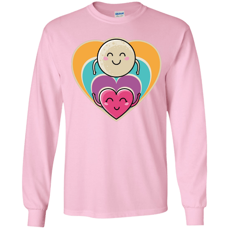 T-Shirts Light Pink / YS Love to the Moon and Back Youth Long Sleeve T-Shirt