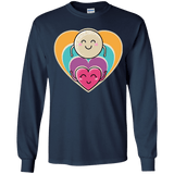 T-Shirts Navy / YS Love to the Moon and Back Youth Long Sleeve T-Shirt