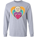 T-Shirts Sport Grey / YS Love to the Moon and Back Youth Long Sleeve T-Shirt