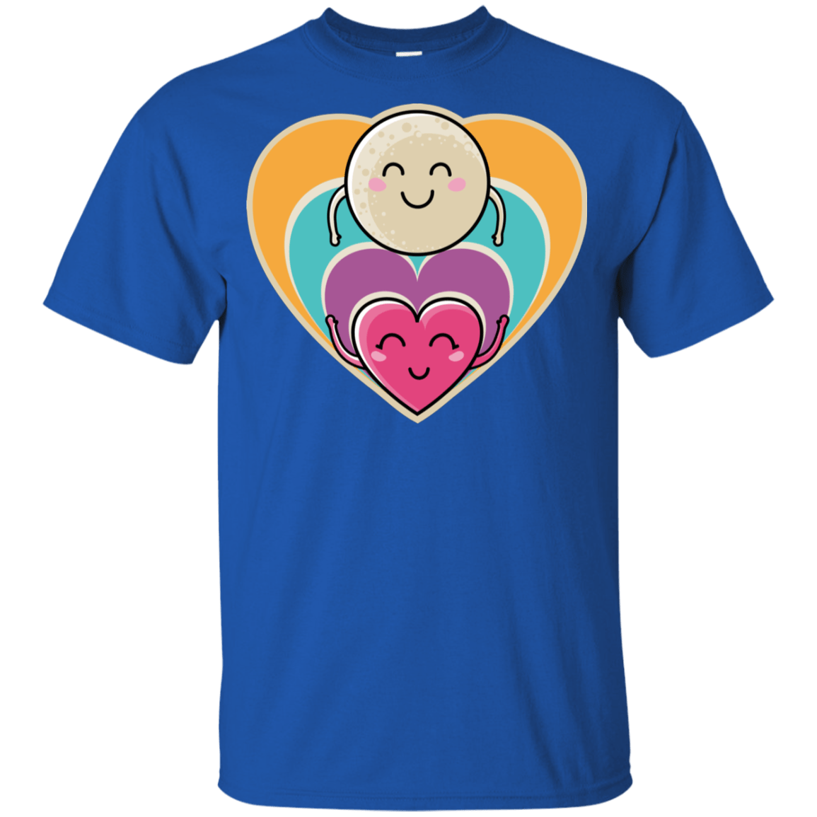 T-Shirts Royal / YXS Love to the Moon and Back Youth T-Shirt