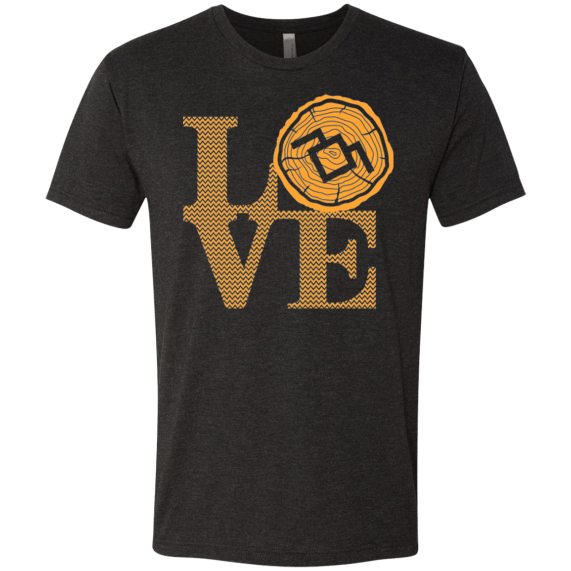 T-Shirts Vintage Black / Small LOVE TWIN PEAKS Men's Triblend T-Shirt