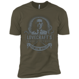 T-Shirts Military Green / X-Small Lovecraft Canned Octopus Men's Premium T-Shirt
