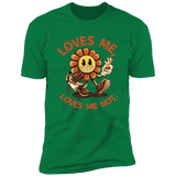 T-Shirts Kelly Green / S Loves Me, Loves Me Not Men's Premium T-Shirt