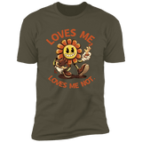 T-Shirts Military Green / S Loves Me, Loves Me Not Men's Premium T-Shirt