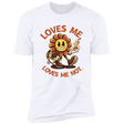 T-Shirts White / S Loves Me, Loves Me Not Men's Premium T-Shirt