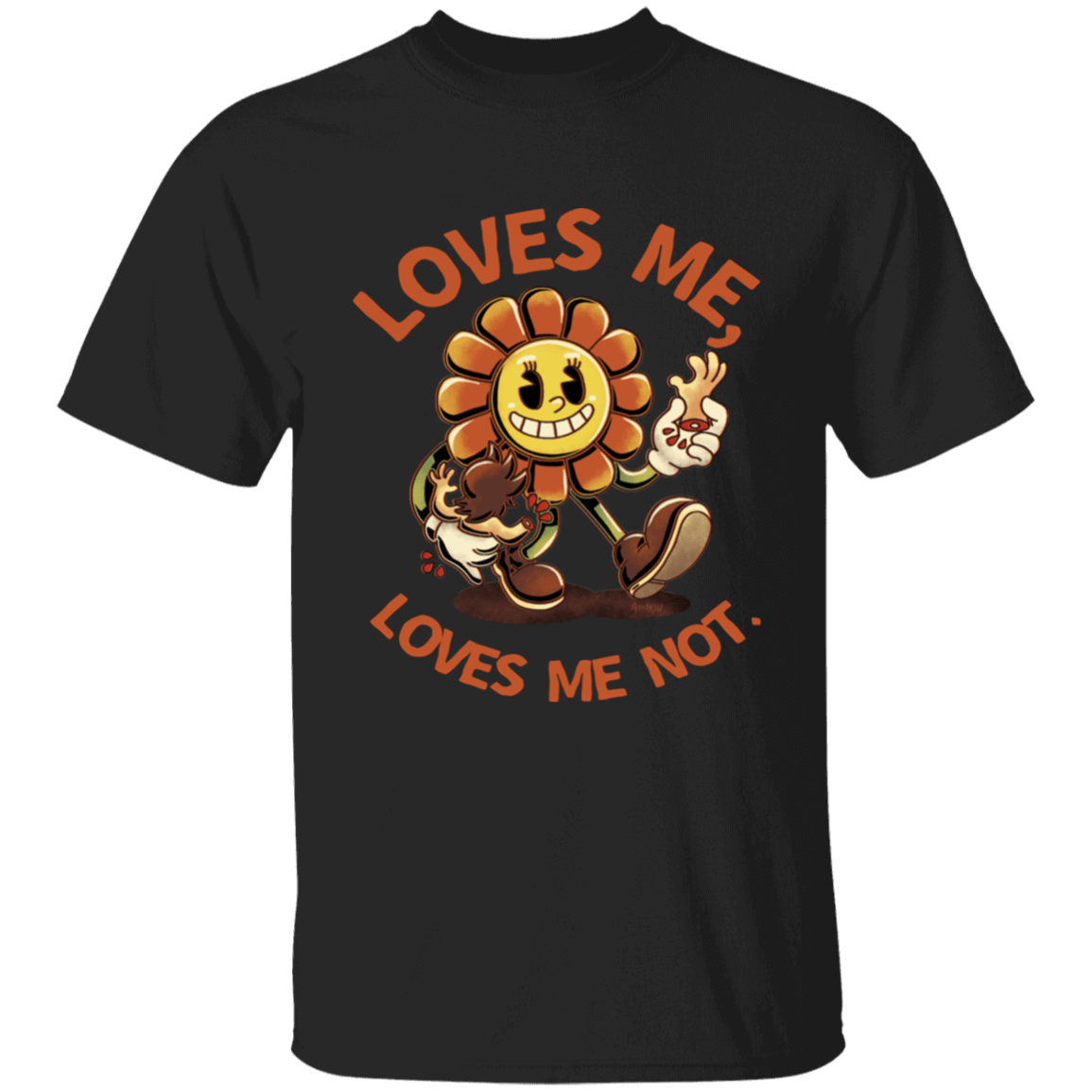 T-Shirts Black / YXS Loves Me, Loves Me Not Youth T-Shirt