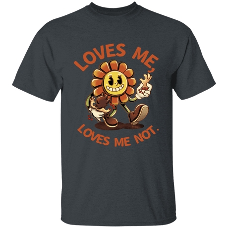 T-Shirts Dark Heather / YXS Loves Me, Loves Me Not Youth T-Shirt