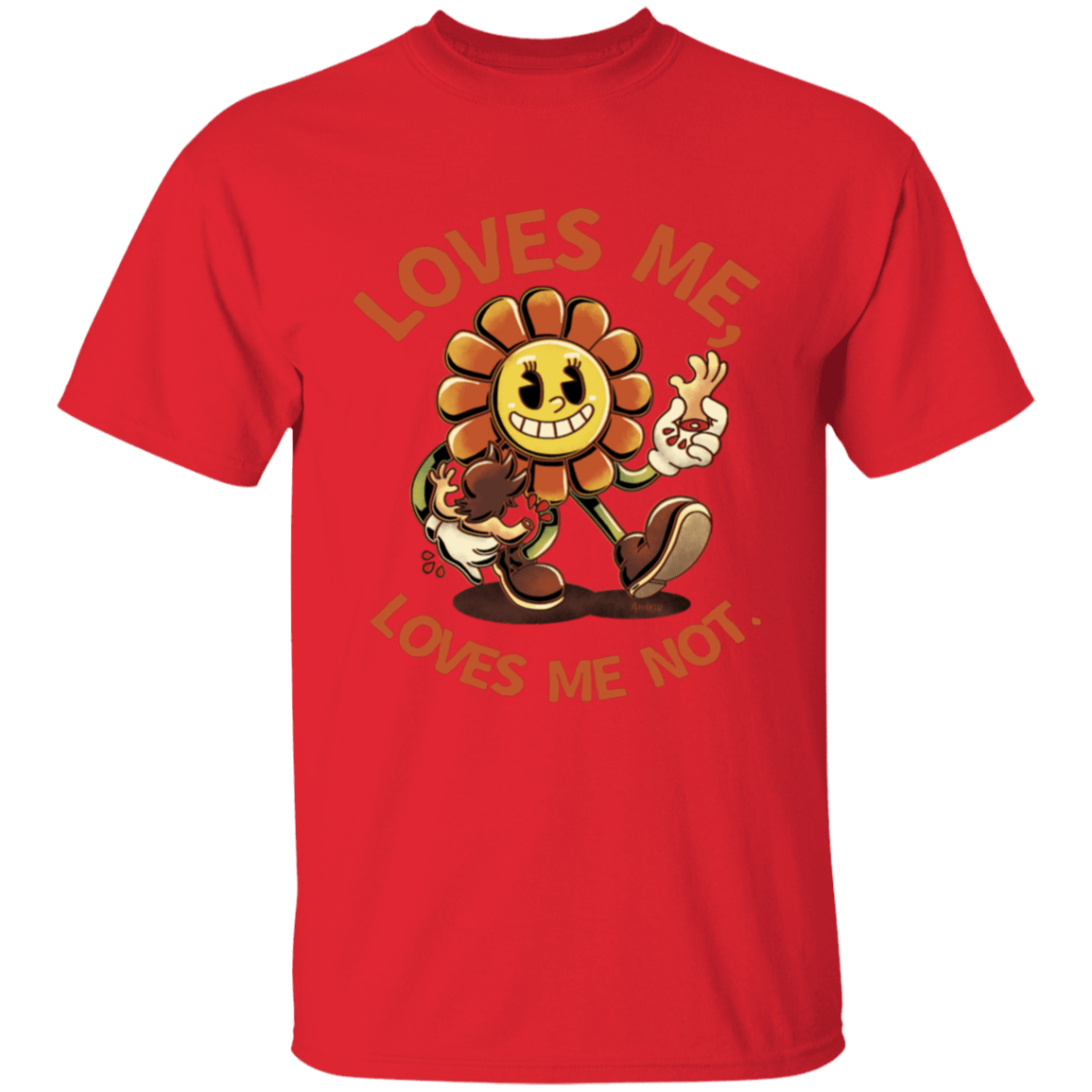 T-Shirts Red / YXS Loves Me, Loves Me Not Youth T-Shirt