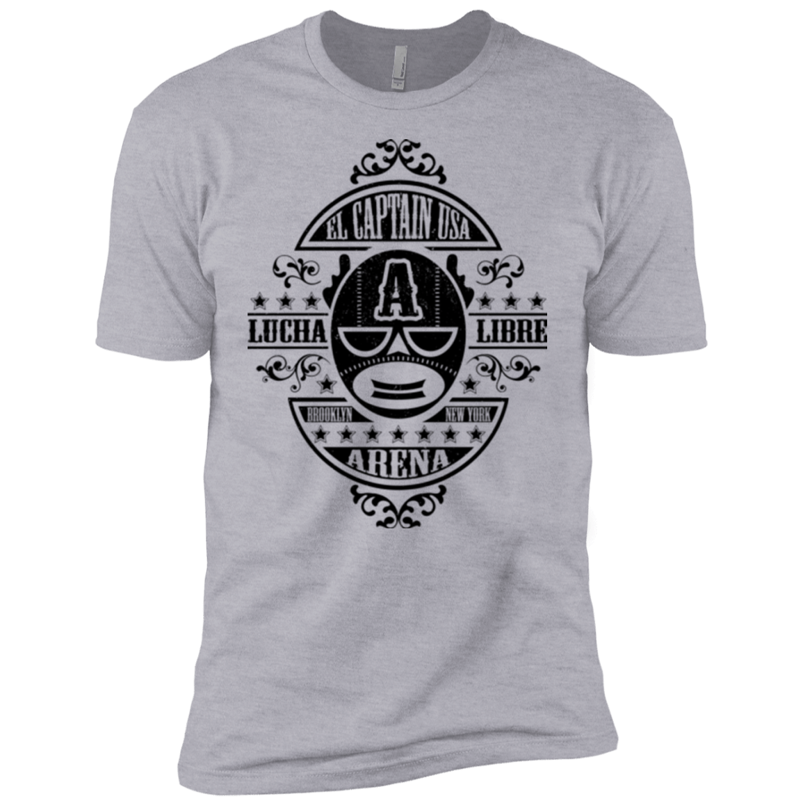 T-Shirts Heather Grey / YXS Lucha Captain Boys Premium T-Shirt