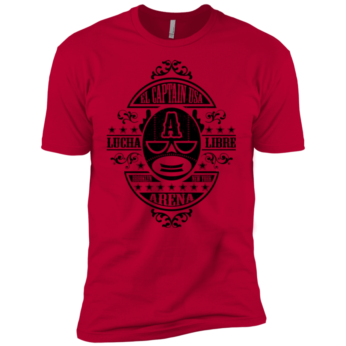 T-Shirts Red / YXS Lucha Captain Boys Premium T-Shirt