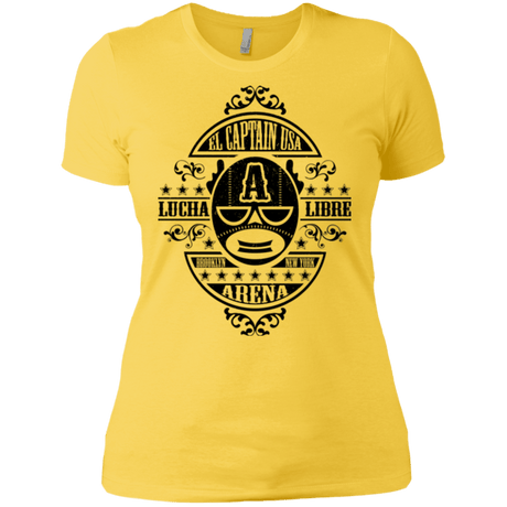 T-Shirts Vibrant Yellow / X-Small Lucha Captain Women's Premium T-Shirt