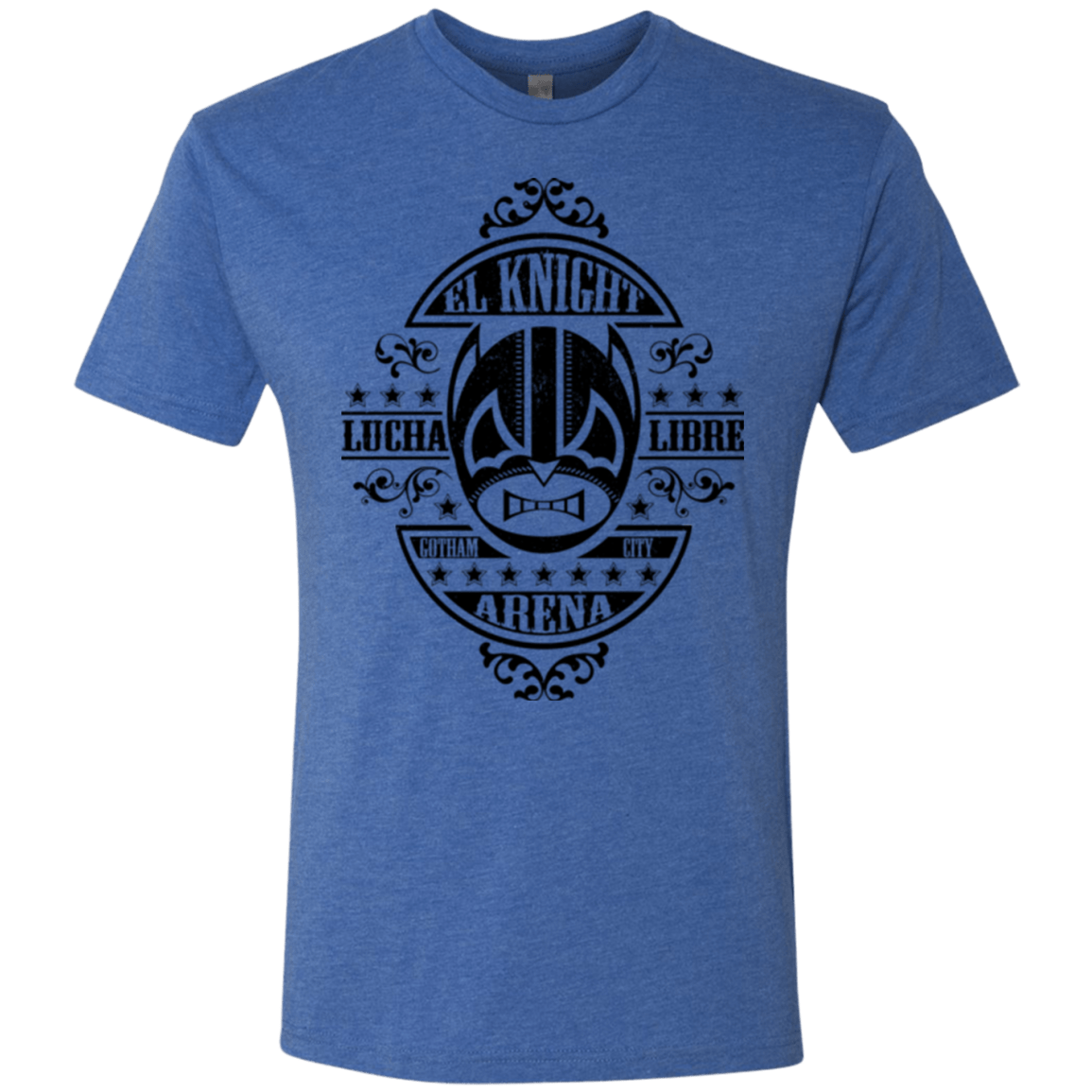T-Shirts Vintage Royal / Small Lucha Knight Men's Triblend T-Shirt