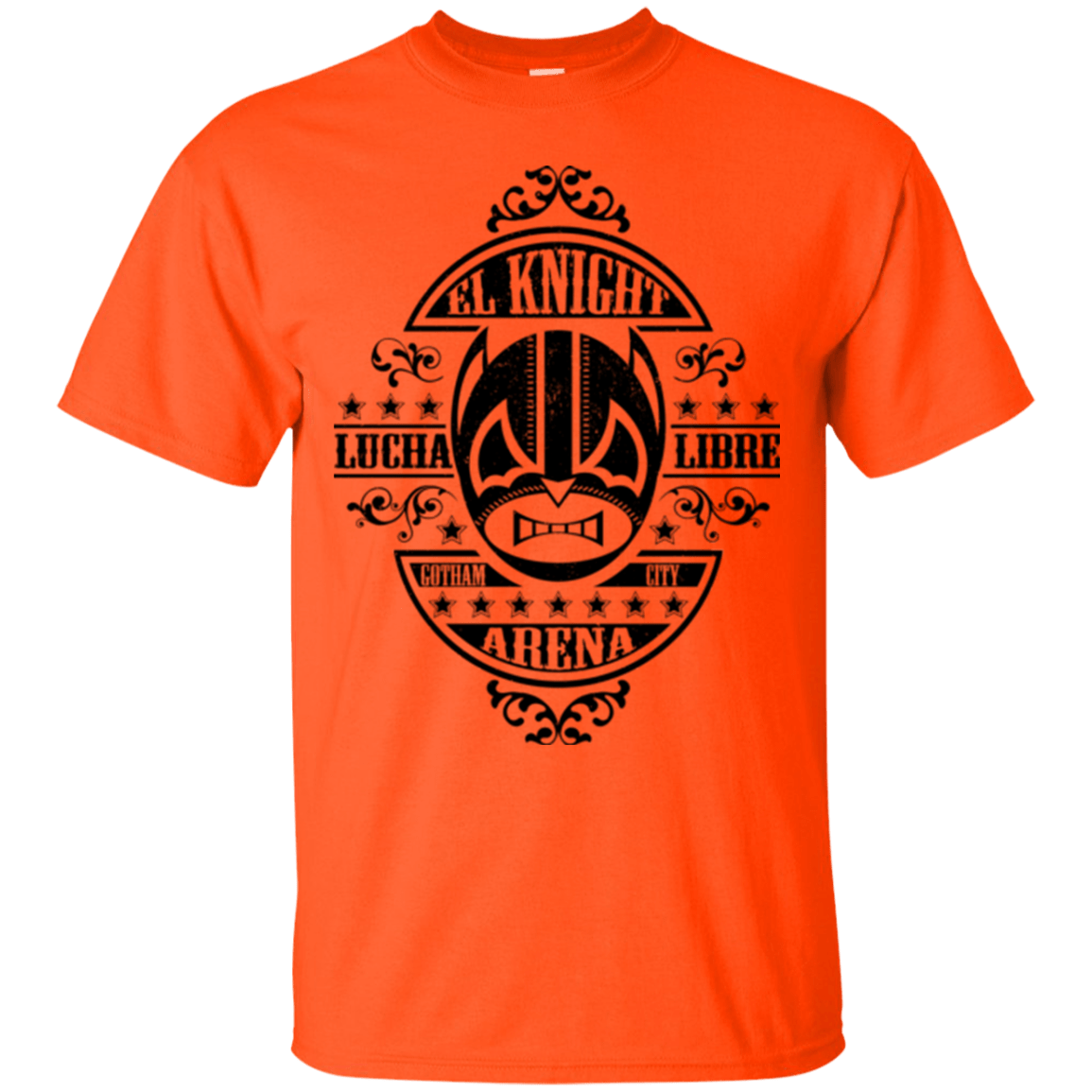 T-Shirts Orange / Small Lucha Knight T-Shirt