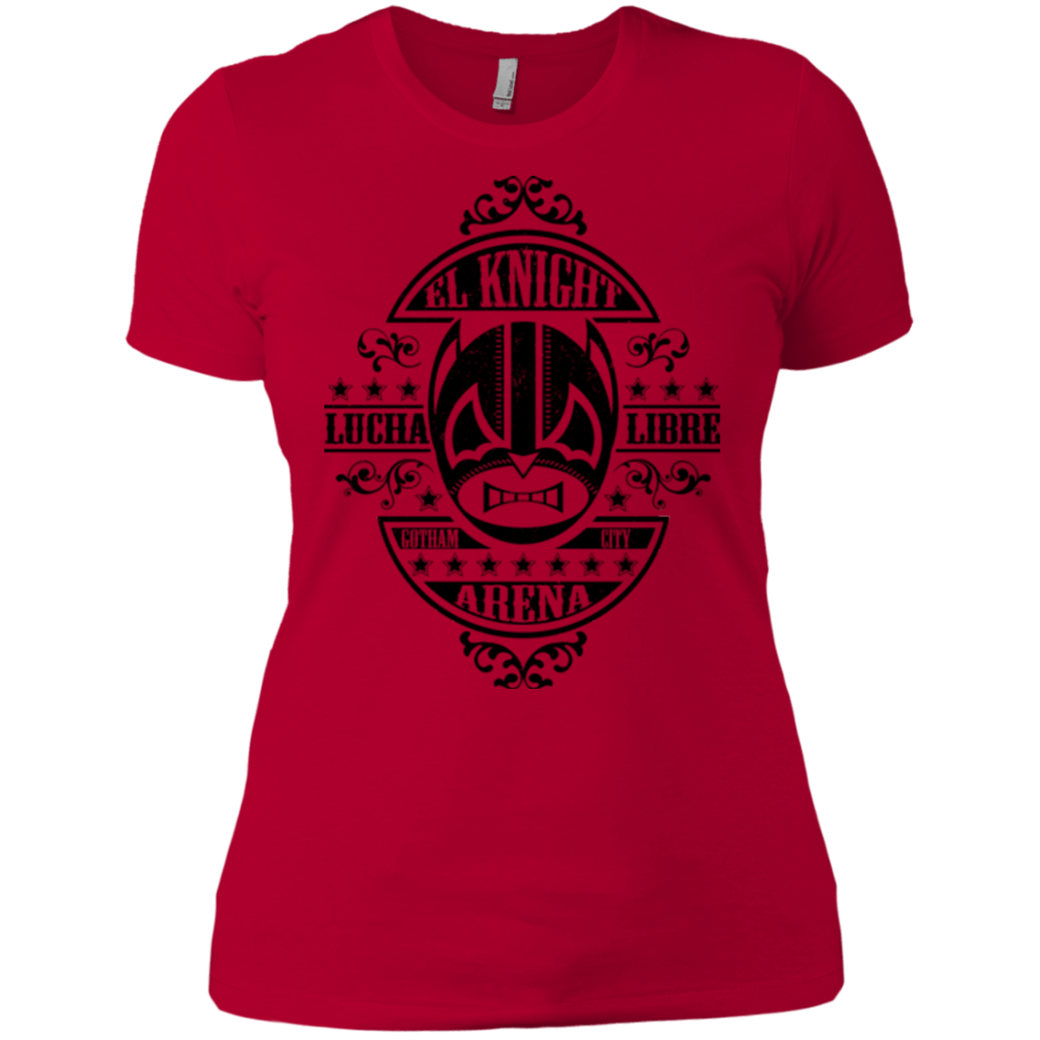 T-Shirts Red / X-Small Lucha Knight Women's Premium T-Shirt