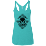 T-Shirts Tahiti Blue / X-Small Lucha Knight Women's Triblend Racerback Tank