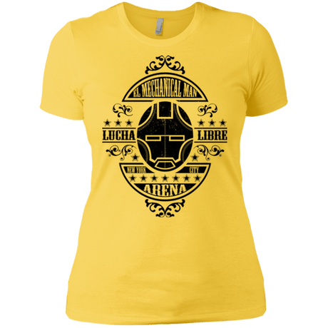 T-Shirts Vibrant Yellow / X-Small Lucha Mechanical Man Women's Premium T-Shirt