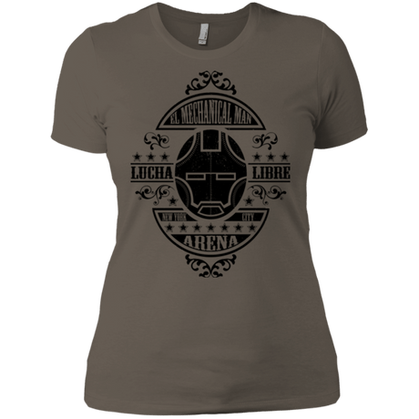 T-Shirts Warm Grey / X-Small Lucha Mechanical Man Women's Premium T-Shirt
