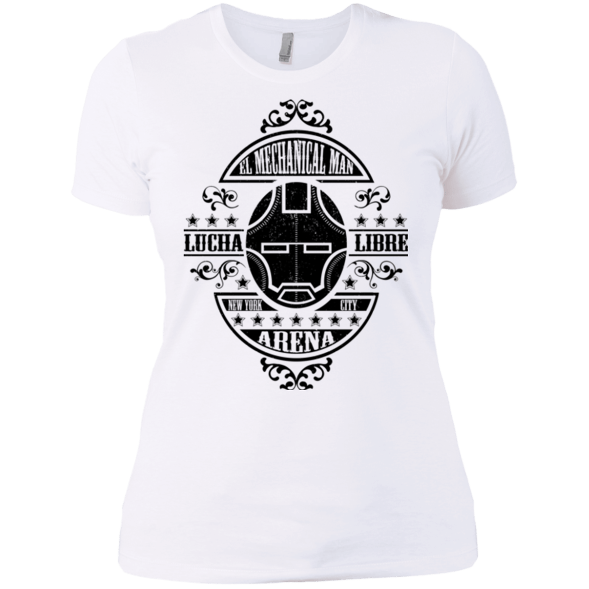 T-Shirts White / X-Small Lucha Mechanical Man Women's Premium T-Shirt
