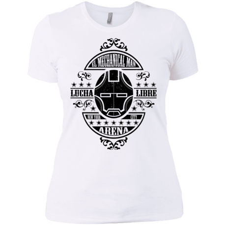 T-Shirts White / X-Small Lucha Mechanical Man Women's Premium T-Shirt