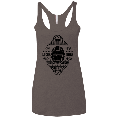 T-Shirts Macchiato / X-Small Lucha Mechanical Man Women's Triblend Racerback Tank