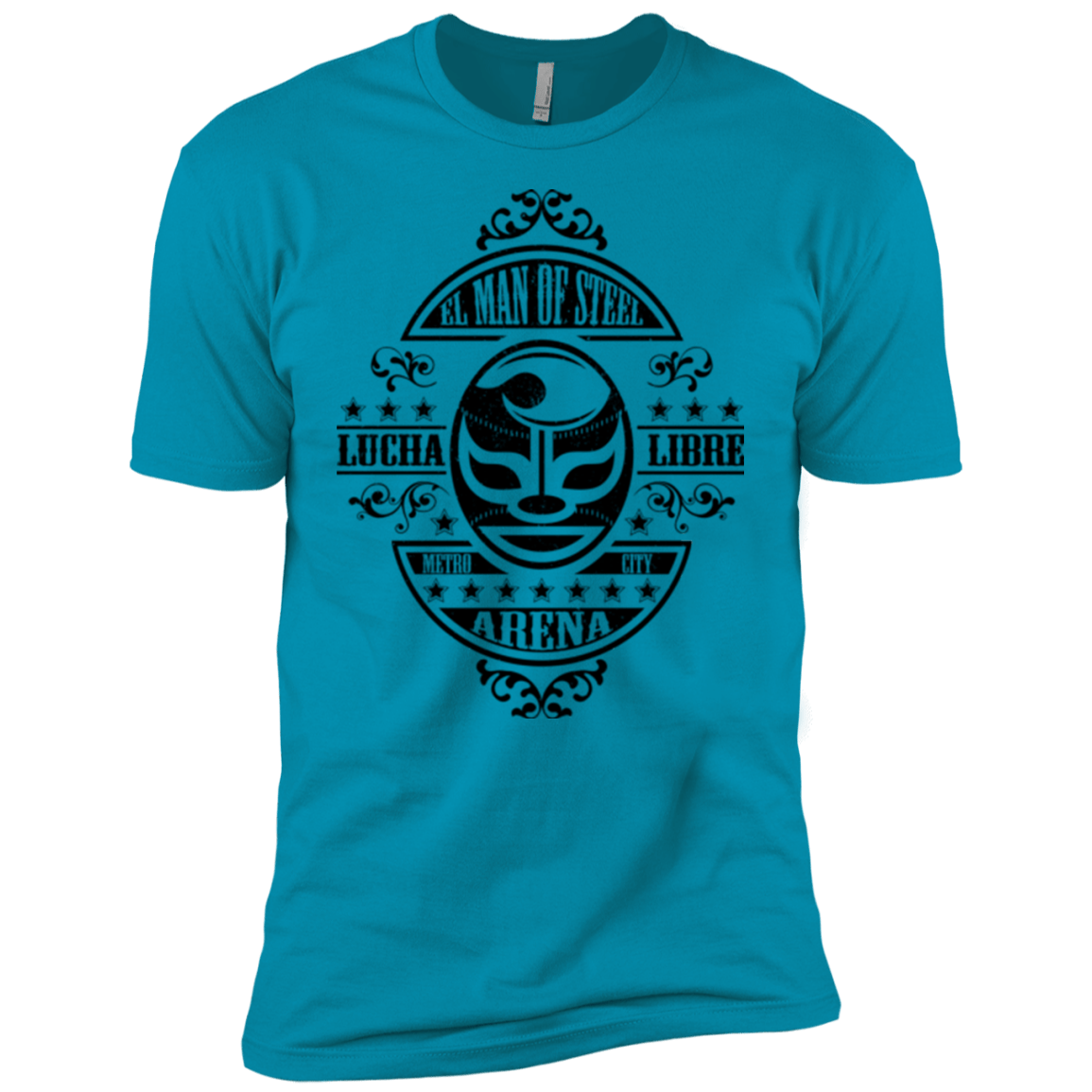 T-Shirts Turquoise / YXS luchamanofsteel Boys Premium T-Shirt