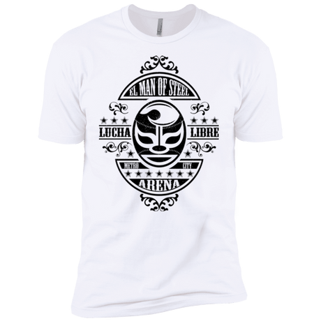 T-Shirts White / YXS luchamanofsteel Boys Premium T-Shirt
