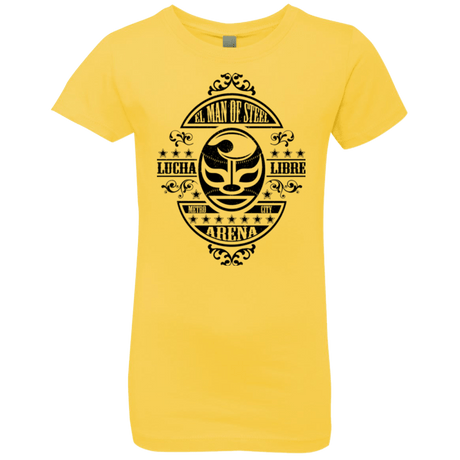 T-Shirts Vibrant Yellow / YXS luchamanofsteel Girls Premium T-Shirt