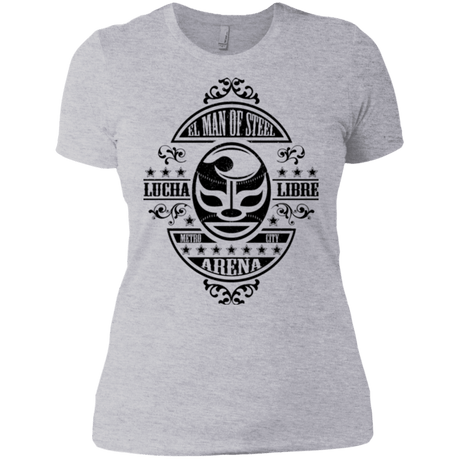 T-Shirts Heather Grey / X-Small luchamanofsteel Women's Premium T-Shirt