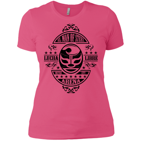 T-Shirts Hot Pink / X-Small luchamanofsteel Women's Premium T-Shirt
