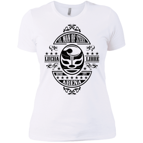 T-Shirts White / X-Small luchamanofsteel Women's Premium T-Shirt