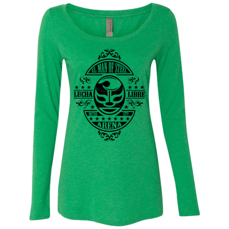 T-Shirts Envy / Small luchamanofsteel Women's Triblend Long Sleeve Shirt