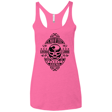 T-Shirts Vintage Pink / X-Small luchamanofsteel Women's Triblend Racerback Tank