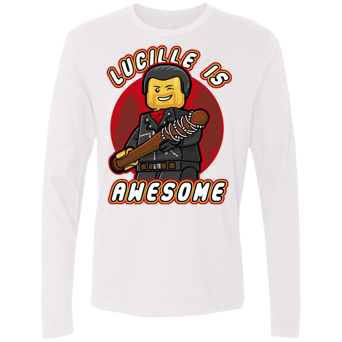 T-Shirts White / Small Lucille is Awesome Men's Premium Long Sleeve