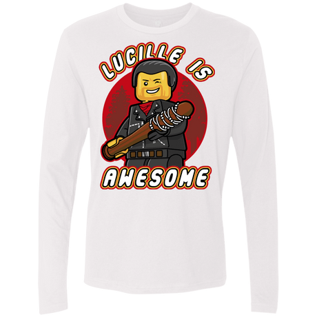 T-Shirts White / Small Lucille is Awesome Men's Premium Long Sleeve