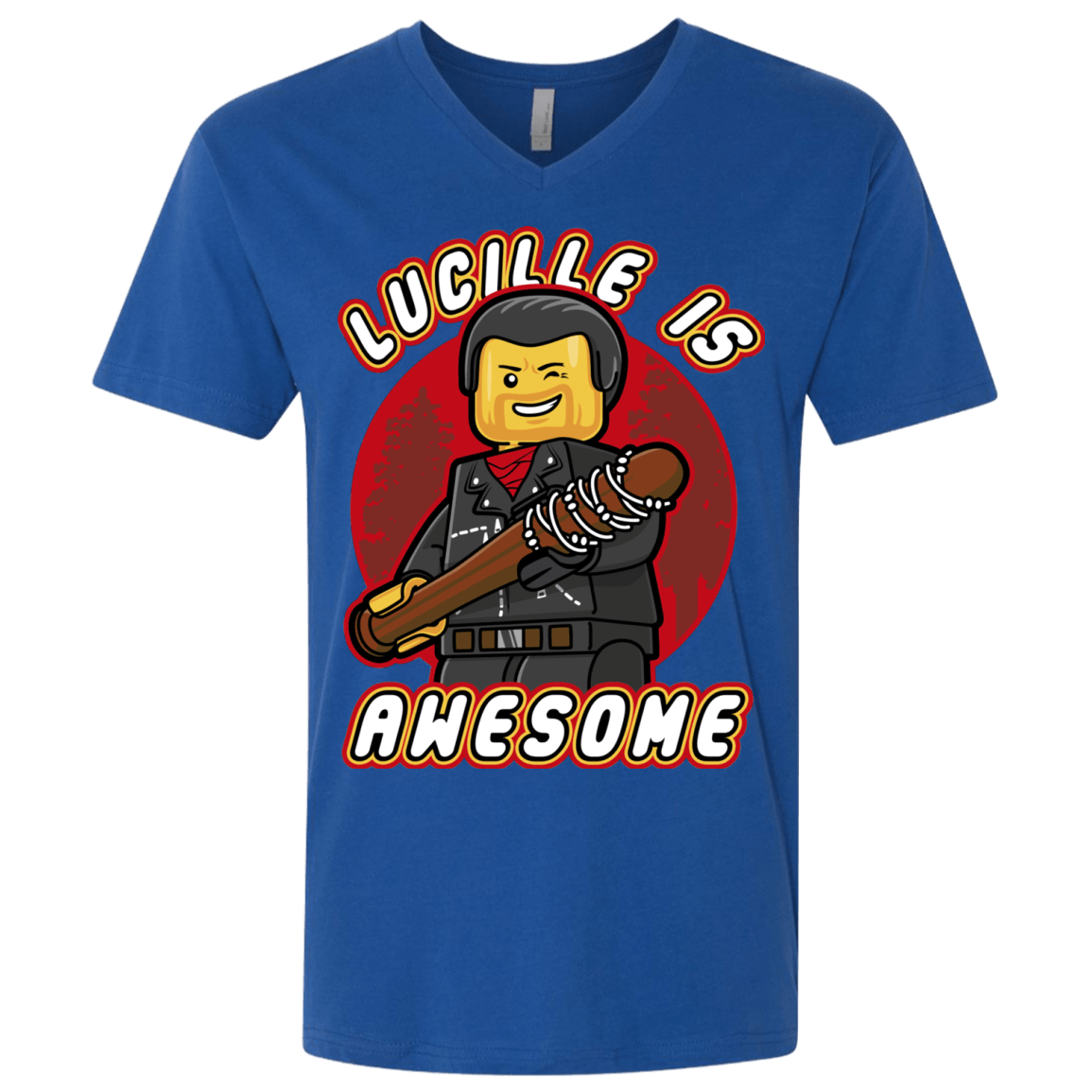 T-Shirts Royal / X-Small Lucille is Awesome Men's Premium V-Neck