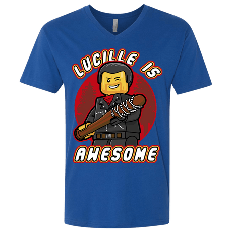 T-Shirts Royal / X-Small Lucille is Awesome Men's Premium V-Neck