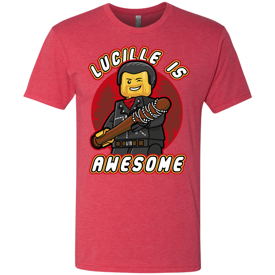 T-Shirts Vintage Red / Small Lucille is Awesome Men's Triblend T-Shirt