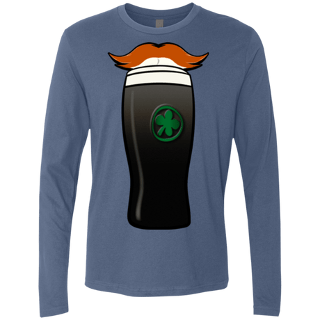 T-Shirts Indigo / Small Luck of The Irish Men's Premium Long Sleeve