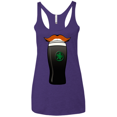 T-Shirts Purple / X-Small Luck of The Irish Women's Triblend Racerback Tank