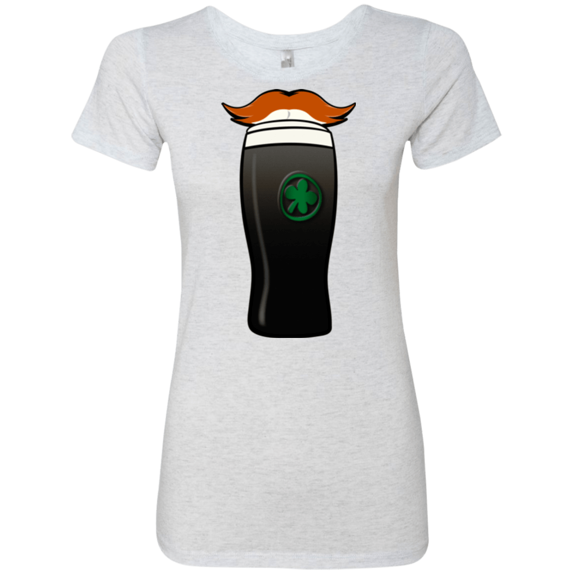 T-Shirts Heather White / Small Luck of The Irish Women's Triblend T-Shirt
